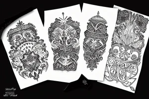 Ornament tattoo idea