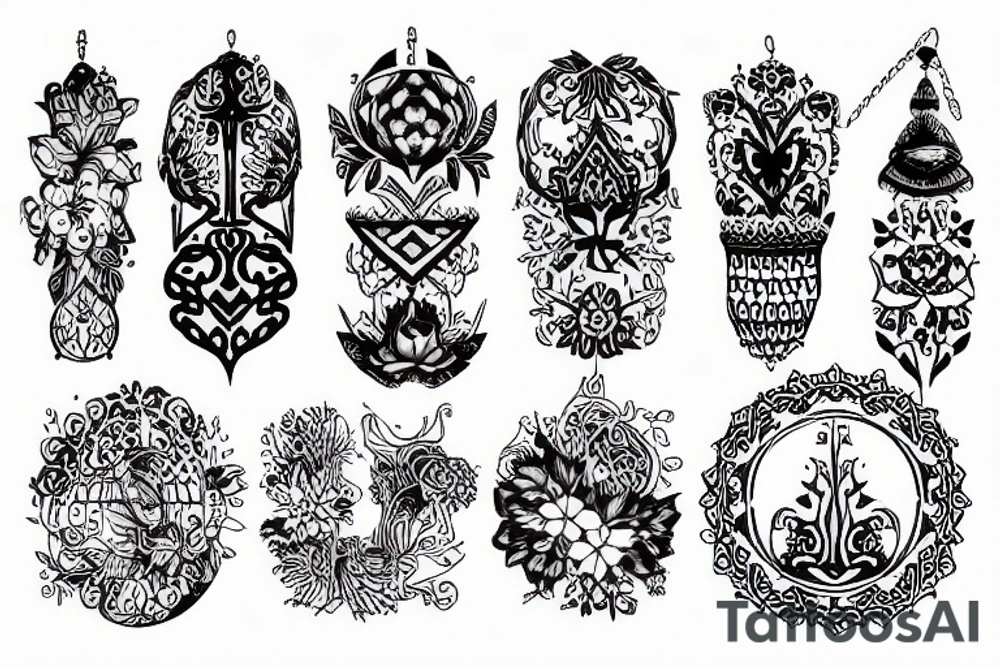 Ornament tattoo idea