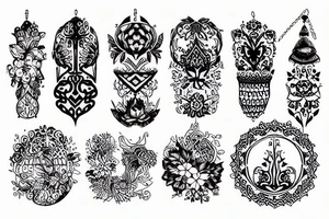Ornament tattoo idea