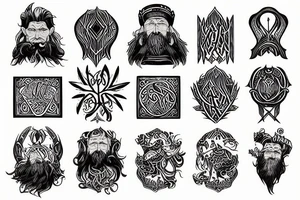 Dwarvish tattoo idea