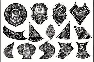 Dwarvish tattoo idea