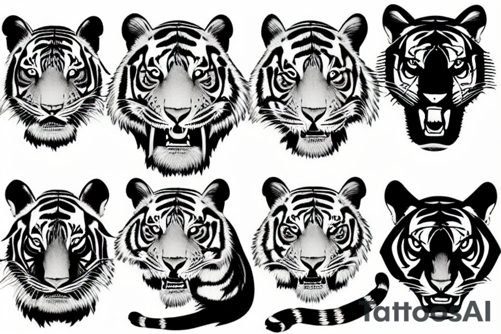 Tiger tattoo idea