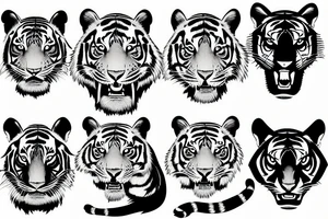 Tiger tattoo idea