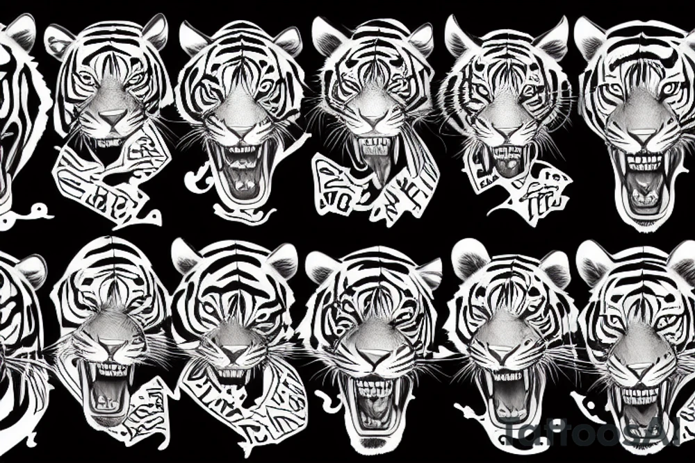 Tiger tattoo idea