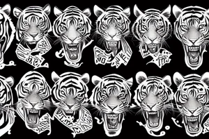 Tiger tattoo idea