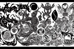infinity galaxies tattoo idea