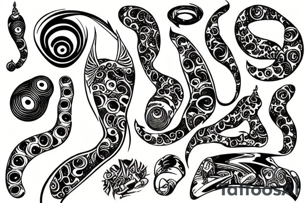 infinity galaxies tattoo idea