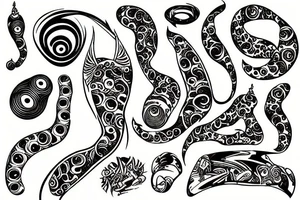 infinity galaxies tattoo idea