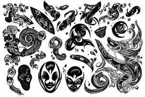 infinity galaxies tattoo idea