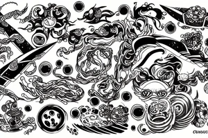 infinity galaxies tattoo idea