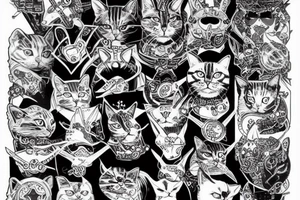 WAR MACHINE CAT tattoo idea