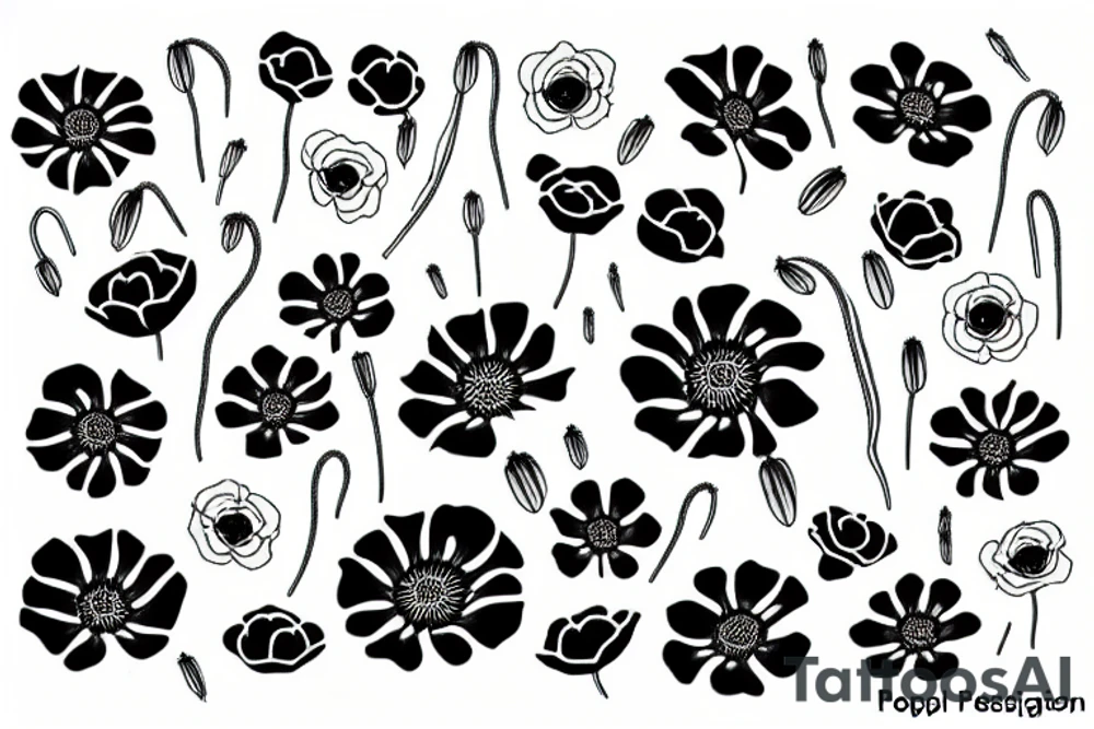 poppy tattoo idea