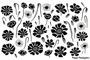 poppy tattoo idea
