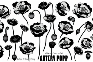 poppy tattoo idea