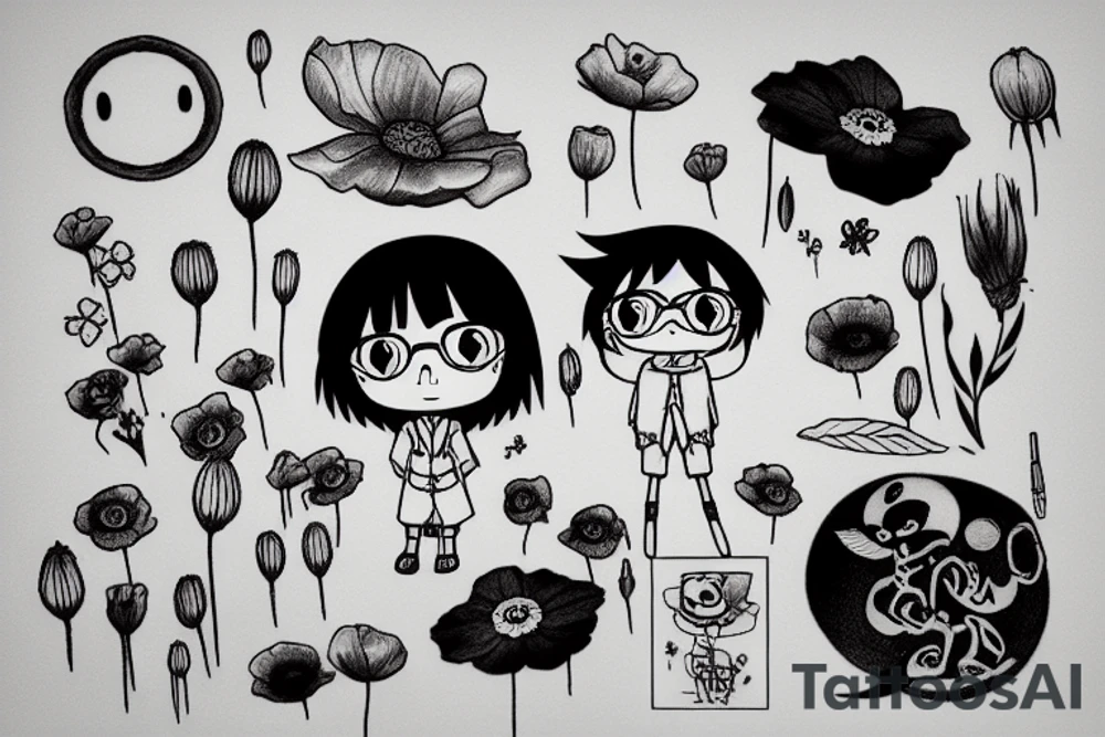 poppy tattoo idea