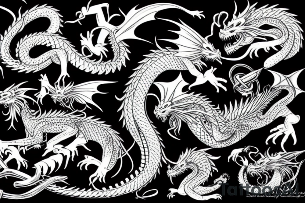 dragon tattoo idea