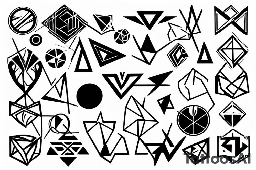 Something abstract tattoo idea
