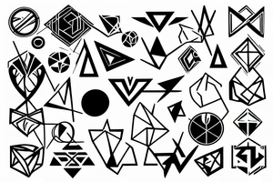Something abstract tattoo idea