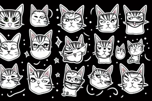 Cat at a field tattoo idea
