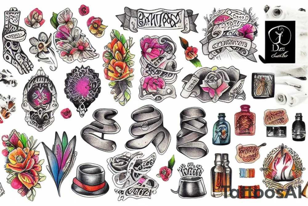 card 5 de copas tattoo idea