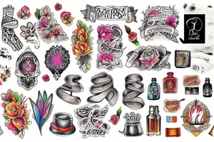 card 5 de copas tattoo idea