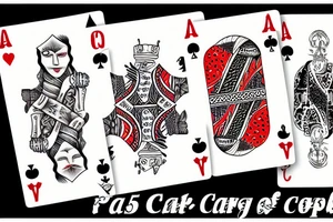 playing card, 5 of copas tattoo idea