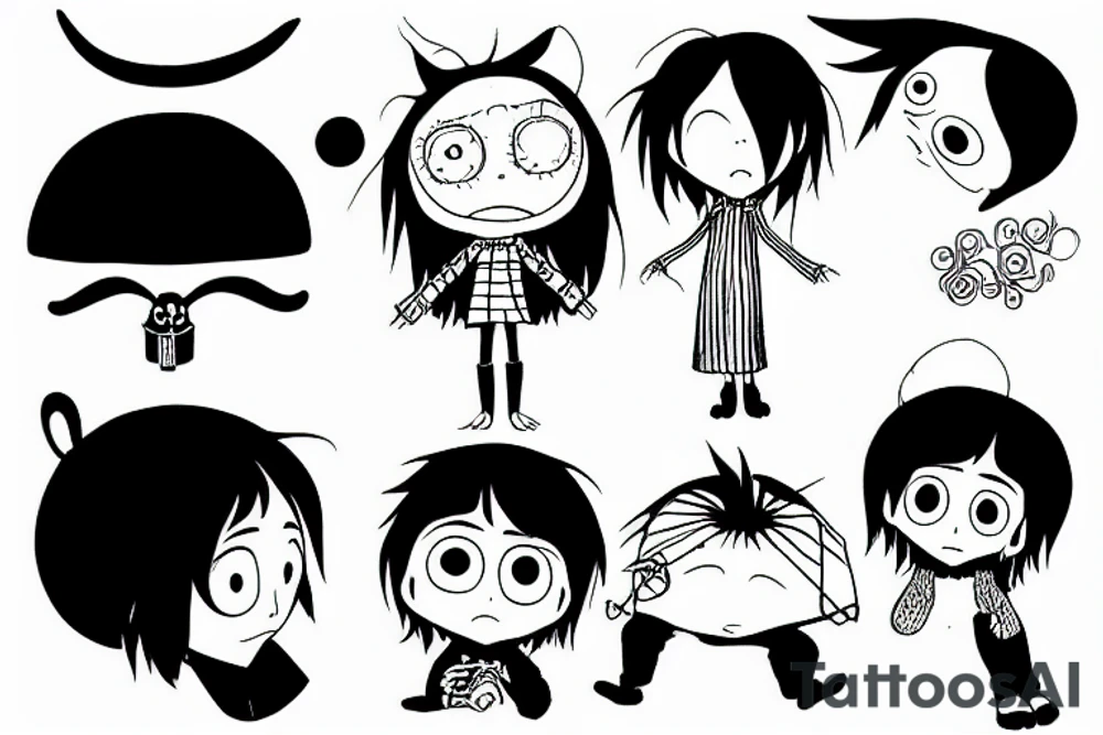 Coraline tattoo idea