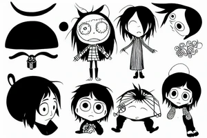 Coraline tattoo idea