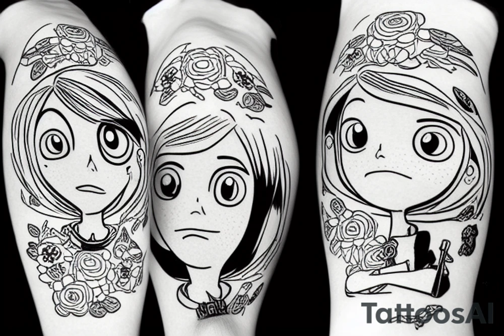 Coraline tattoo idea