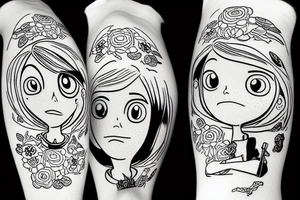 Coraline tattoo idea