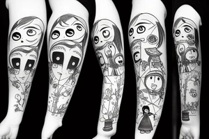 Coraline tattoo idea