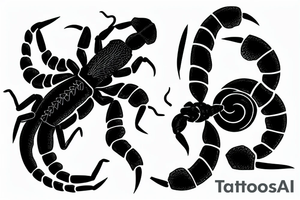 Scorpion tattoo idea