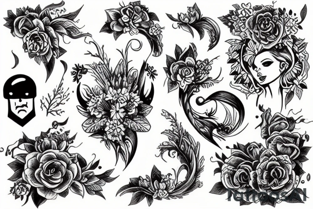 Железная дорога рукав tattoo idea