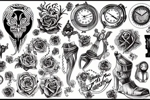 Wasting time tattoo idea