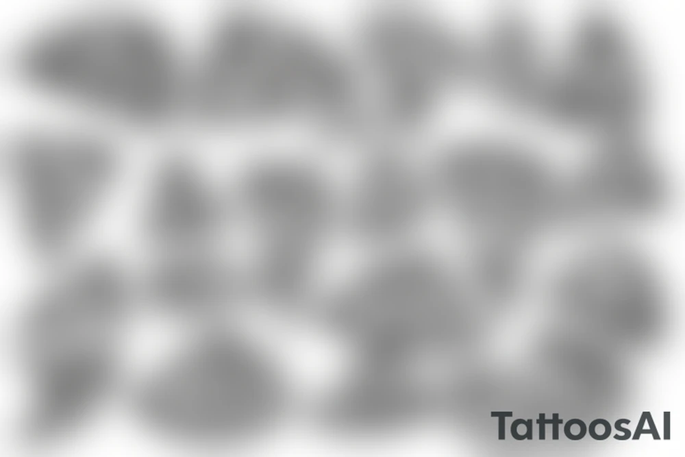 Pizza slice instead od hard work tattoo idea