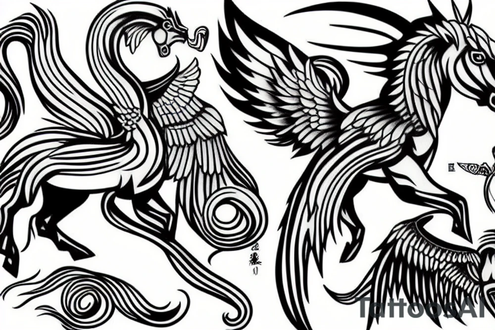 Pegasus tattoo idea