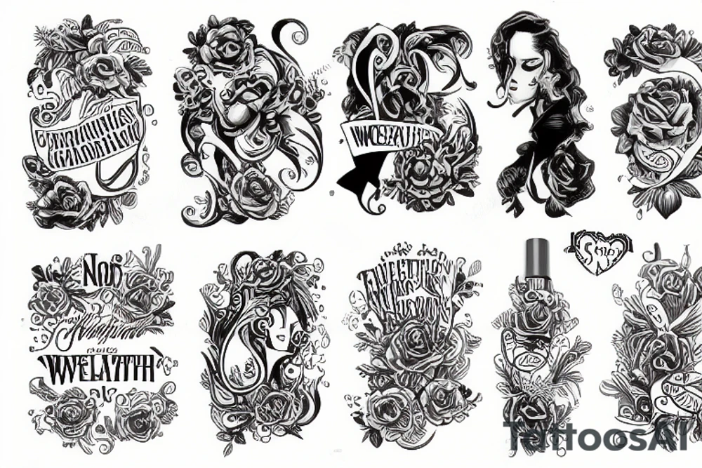wealth, class, and success tattoo idea