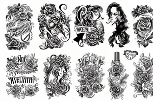 wealth, class, and success tattoo idea