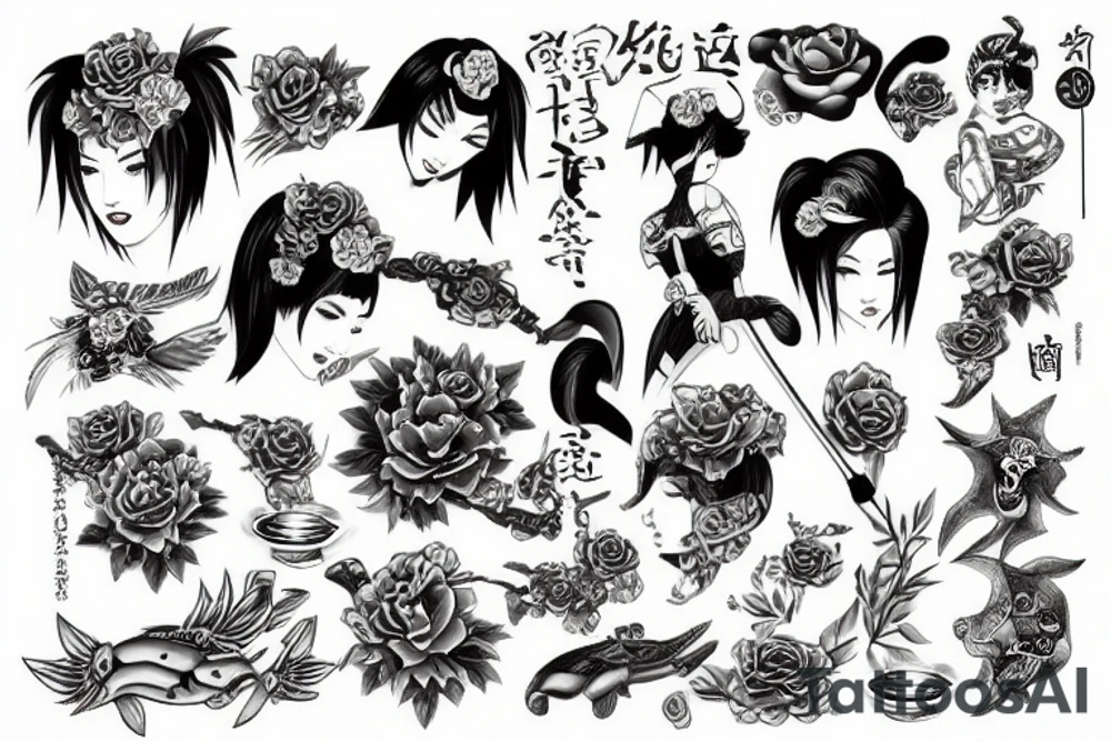 genshin impact tattoo idea