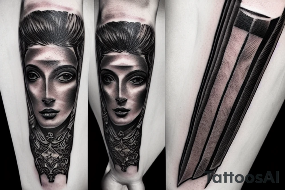 Roman sword tattoo idea