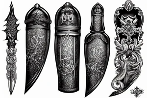 Roman sword tattoo idea