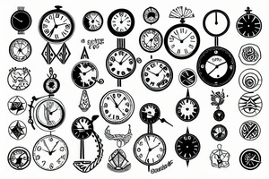 Clock tattoo idea