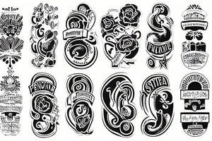 Pennsylvania state outline tattoo idea