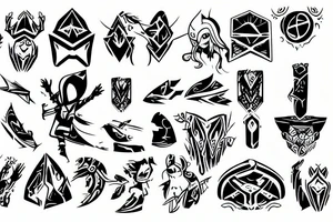 Journey video game character. Floating tattoo idea