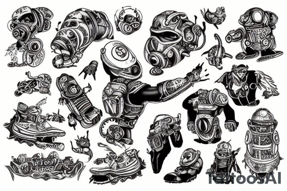 Big daddy tattoo idea