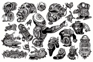 Big daddy tattoo idea