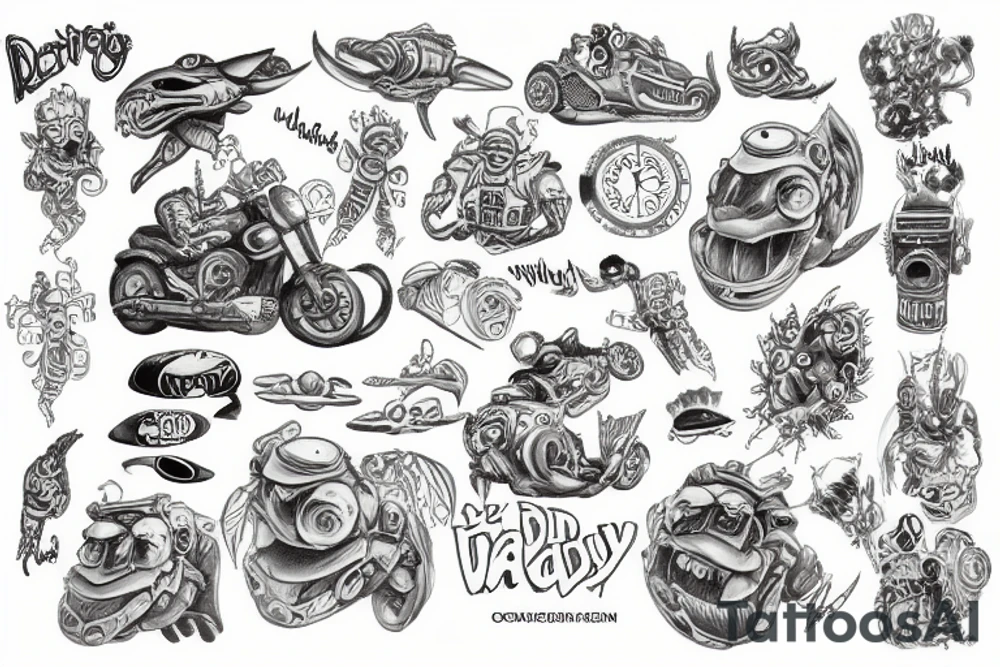 Big daddy tattoo idea