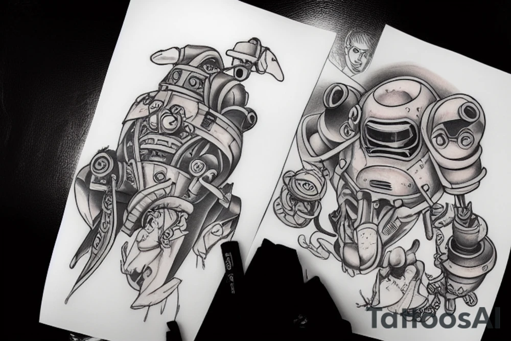 Big daddy tattoo idea