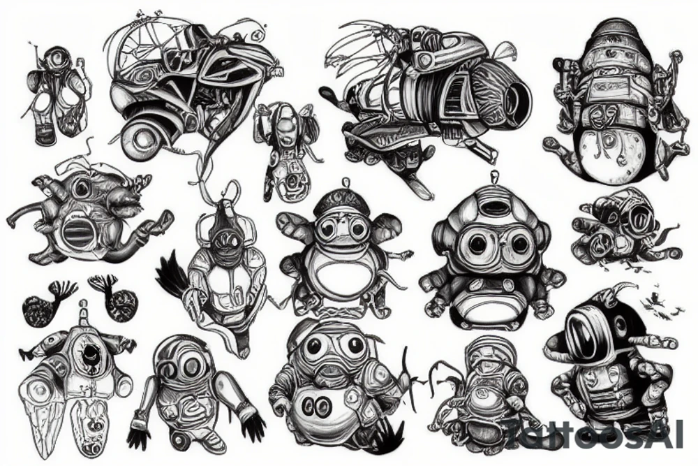 Big daddy tattoo idea