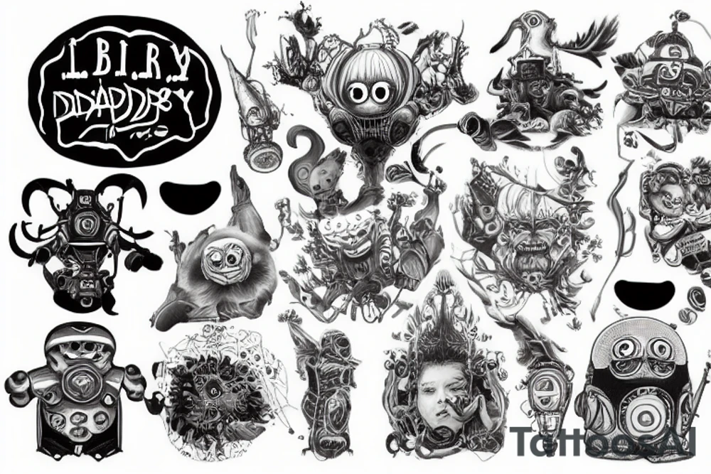 Big daddy tattoo idea